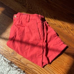 Red Vineyard Vines Chino Shorts